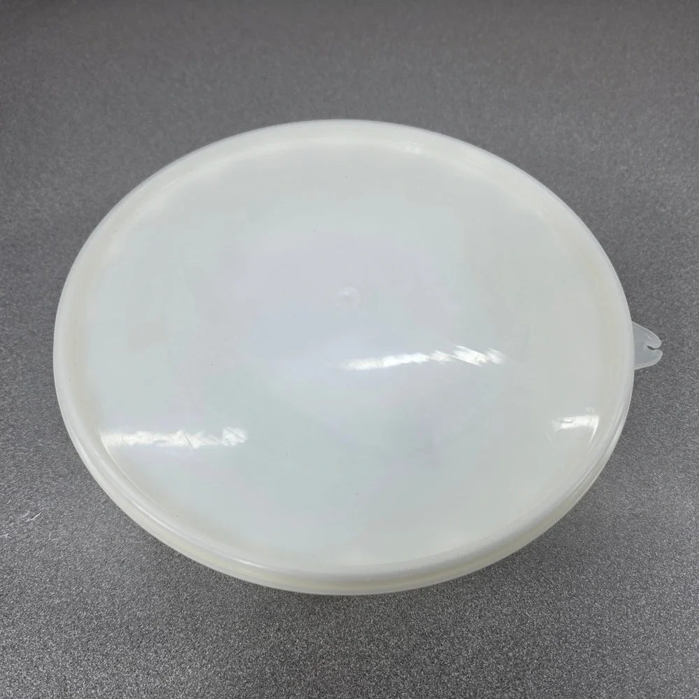 Tupperware Jel-Ring Jello Mold White Excellent Fluted 3-Piece Set‎